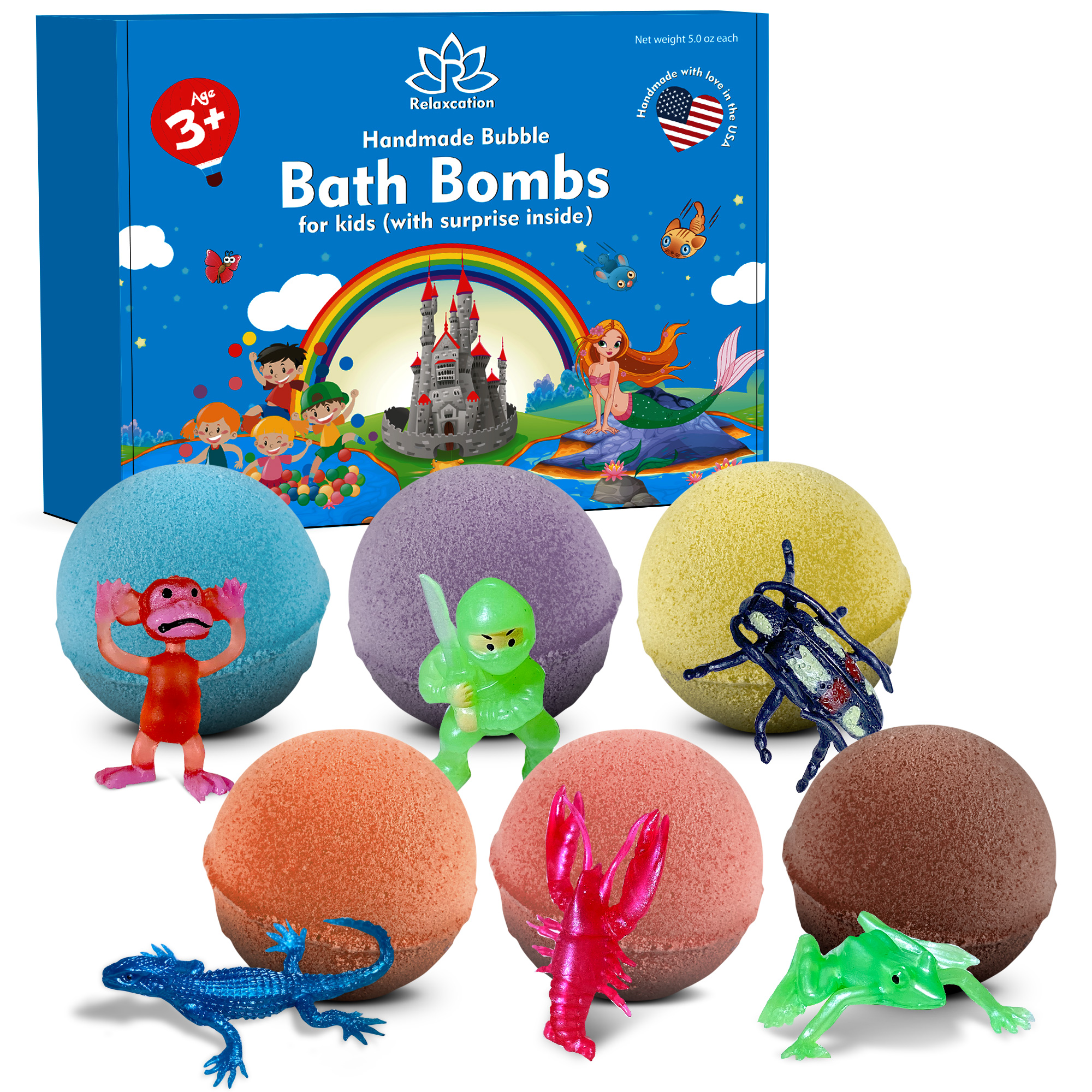 Toy Bath Bombs 6 PK Toy Inside Bath Bombs Toy Bath Bombs for Kids, Catch  Them All -  Canada